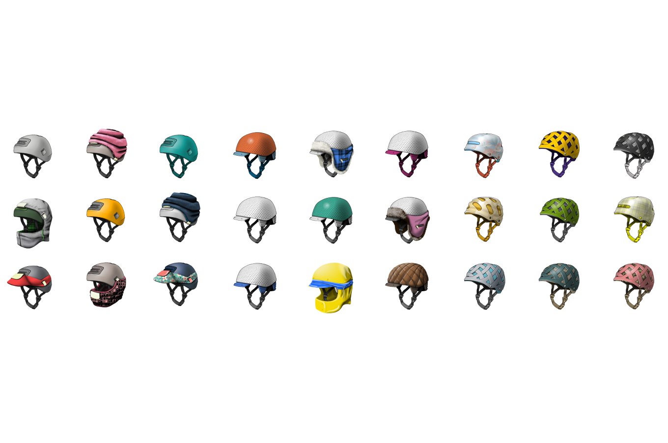 primary Rockwell 07 helmets